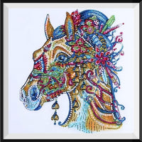 Special Shape Horse 5d Diy Diamond Painting Kits UK HD90075