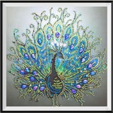 Special Shape Peacock 5d Diy Diamond Painting Kits UK HD90107