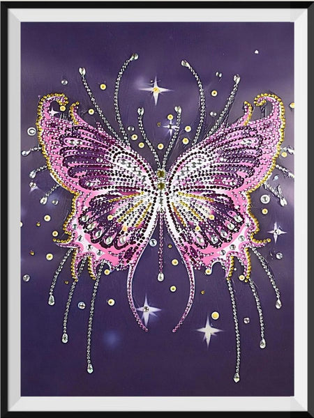 5D Diamond Painting Kinder Set, 23 Stück Schmetterling Diamond Painting Aufkleber, Diamant Malerei Kits, DIY Diamant Painting Kit für Kinder und Erwachsene Anfänger 5D Diamond Painting Kinder Set, 23 Stück Schmetterling Diamond Painting Aufkleber, Diamant Malerei Kits, DIY Diamant Painting Kit für Kinder und Erwachsene Anfänger