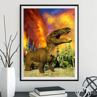 Dinosaur 5d Diy Diamond Painting Kits UK Handwork Hobby IT843713038