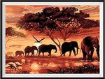 Elephant 5d Diy Diamond Painting Kits UK Handwork Hobby QB5385