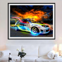 Car 5d Diy Diamond Painting Kits UK Handwork Hobby VM7587