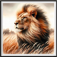 Lion 5d Diy Diamond Painting Kits UK Handwork Hobby FL8210