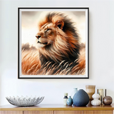 Lion 5d Diy Diamond Painting Kits UK Handwork Hobby FL8210