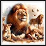 Lion 5d Diy Diamond Painting Kits UK Handwork Hobby FL8211