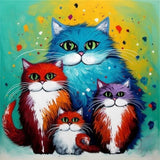 Cat 5d Diy Diamond Painting Kits UK Handwork Hobby MJ1039