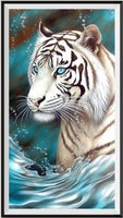 Tiger 5d Diy Diamond Painting Kits UK Handwork Hobby MJ1221