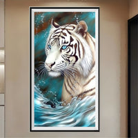 Tiger 5d Diy Diamond Painting Kits UK Handwork Hobby MJ1221