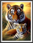 Tiger 5d Diy Diamond Painting Kits UK Handwork Hobby MJ1271