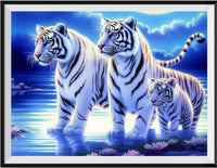 Tiger 5d Diy Diamond Painting Kits UK Handwork Hobby MJ1288