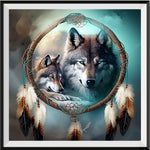 Wolf 5d Diy Diamond Painting Kits UK Handwork Hobby MJ1408