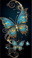 Butterfly 5d Diy Diamond Painting Kits UK Handwork Hobby MJ1520