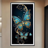 Butterfly 5d Diy Diamond Painting Kits UK Handwork Hobby MJ1520