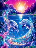 Dolphin 5d Diy Diamond Painting Kits UK Handwork Hobby MJ1758