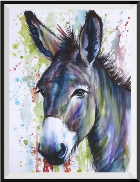 Donkey 5d Diy Diamond Painting Kits UK Handwork Hobby MJ2016