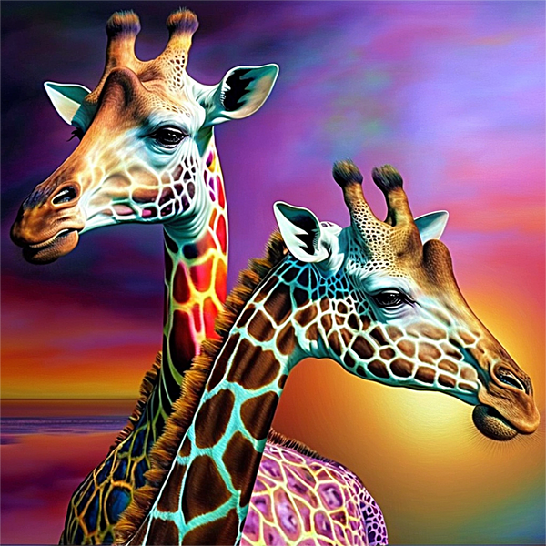 Giraffe 5d Diy Diamond Painting Kits UK Handwork Hobby MJ2215