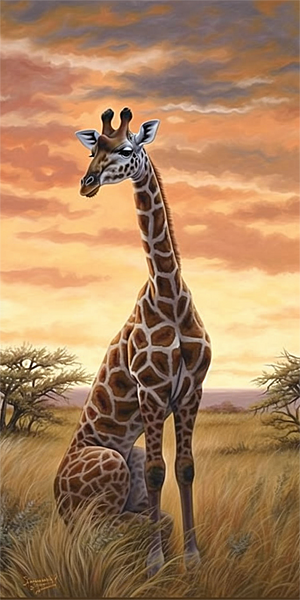 Giraffe 5d Diy Diamond Painting Kits UK Handwork Hobby MJ2225