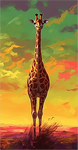 Giraffe 5d Diy Diamond Painting Kits UK Handwork Hobby MJ2226