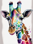 Giraffe 5d Diy Diamond Painting Kits UK Handwork Hobby MJ2258