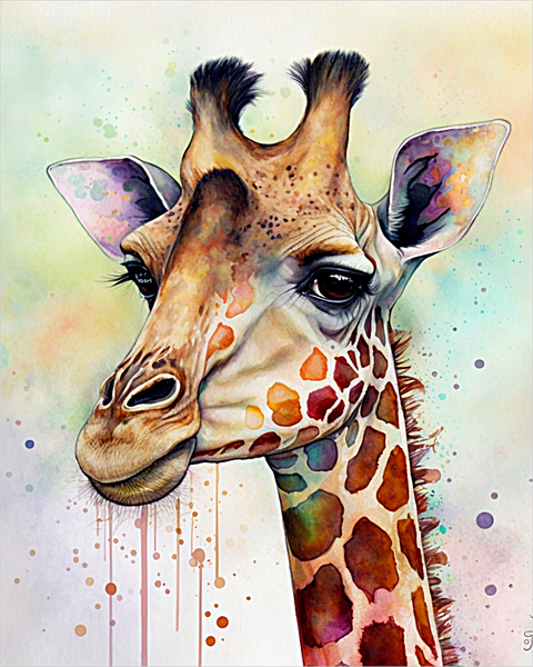 Giraffe 5d Diy Diamond Painting Kits UK Handwork Hobby MJ2261