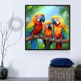 Parrot 5d Diy Diamond Painting Kits UK Handwork Hobby MJ2310