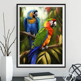 Parrot 5d Diy Diamond Painting Kits UK Handwork Hobby MJ2328