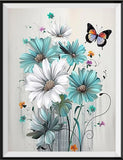 Flower 5d Diy Diamond Painting Kits UK Handwork Hobby MJ2542