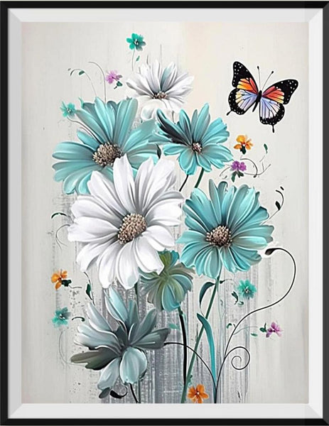 Flower 5d Diy Diamond Painting Kits UK Handwork Hobby MJ2542