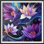 Lotus 5d Diy Diamond Painting Kits UK Handwork Hobby MJ2628