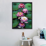 Lotus 5d Diy Diamond Painting Kits UK Handwork Hobby MJ2637