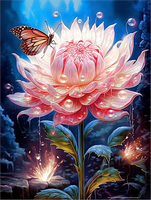 Lotus 5d Diy Diamond Painting Kits UK Handwork Hobby MJ2642