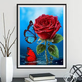 Rose 5d Diy Diamond Painting Kits UK Handwork Hobby MJ2714