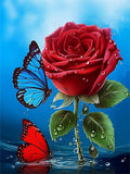 Rose 5d Diy Diamond Painting Kits UK Handwork Hobby MJ2714