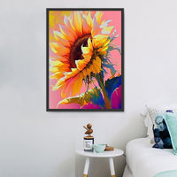 Sunflower 5d Diy Diamond Painting Kits UK Handwork Hobby MJ2740