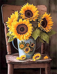 Sunflower 5d Diy Diamond Painting Kits UK Handwork Hobby MJ2749