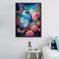 Butterfly 5d Diy Diamond Painting Kits UK Handwork Hobby MJ2794