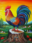 Chicken 5d Diy Diamond Painting Kits UK Handwork Hobby MJ2808