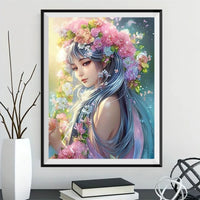 Woman 5d Diy Diamond Painting Kits UK Handwork Hobby MJ3079