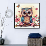 Owl 5d Diy Diamond Painting Kits UK Handwork Hobby MJ7137