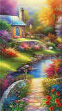 Village 5d Diy Diamond Painting Kits UK Handwork Hobby MJ7267