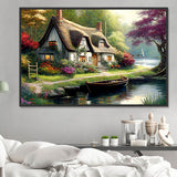 Village 5d Diy Diamond Painting Kits UK Handwork Hobby MJ7296