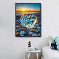 Heart 5d Diy Diamond Painting Kits UK Handwork Hobby MJ7339