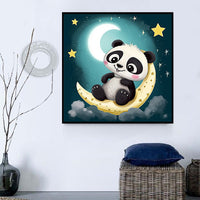 Panda 5d Diy Diamond Painting Kits UK Handwork Hobby MJ8070