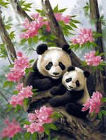 Panda 5d Diy Diamond Painting Kits UK Handwork Hobby MJ8086