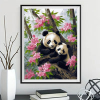 Panda 5d Diy Diamond Painting Kits UK Handwork Hobby MJ8086