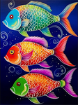Fish 5d Diy Diamond Painting Kits UK Handwork Hobby MJ8119