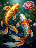 Fish 5d Diy Diamond Painting Kits UK Handwork Hobby MJ8121