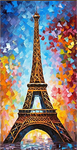 Eiffel Tower 5d Diy Diamond Painting Kits UK Handwork Hobby MJ8352