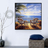 Beach 5d Diy Diamond Painting Kits UK Handwork Hobby MJ8485