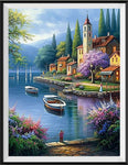 Town 5d Diy Diamond Painting Kits UK Handwork Hobby MJ8620